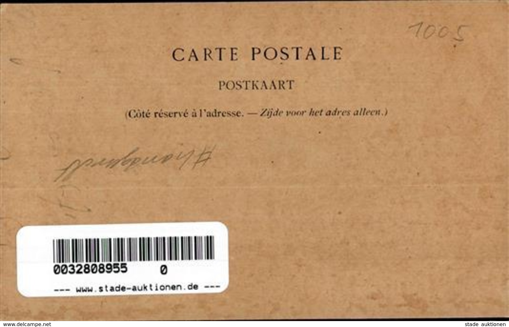 Handgemalt Frau  Künstlerkarte I-II Peint à La Main - Other & Unclassified