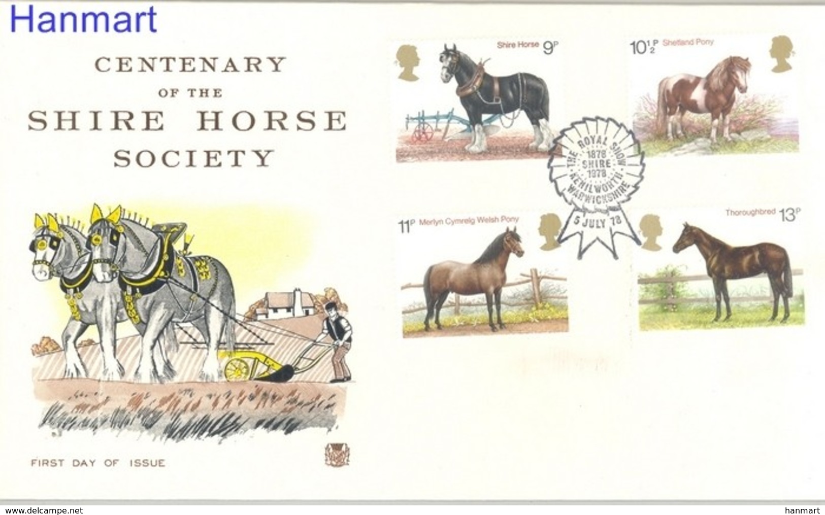 Great Britain 1978 Mi 769-772 FDC ( FDC ZE3 GBR769-772 ) - Agriculture