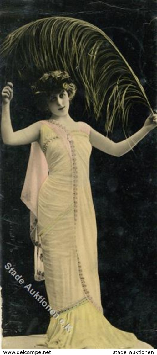 Frauen Foto-Karte Sonderformat 15 X 6,9 Cm 1905 I-II (abgestoßen) Femmes - Autres & Non Classés