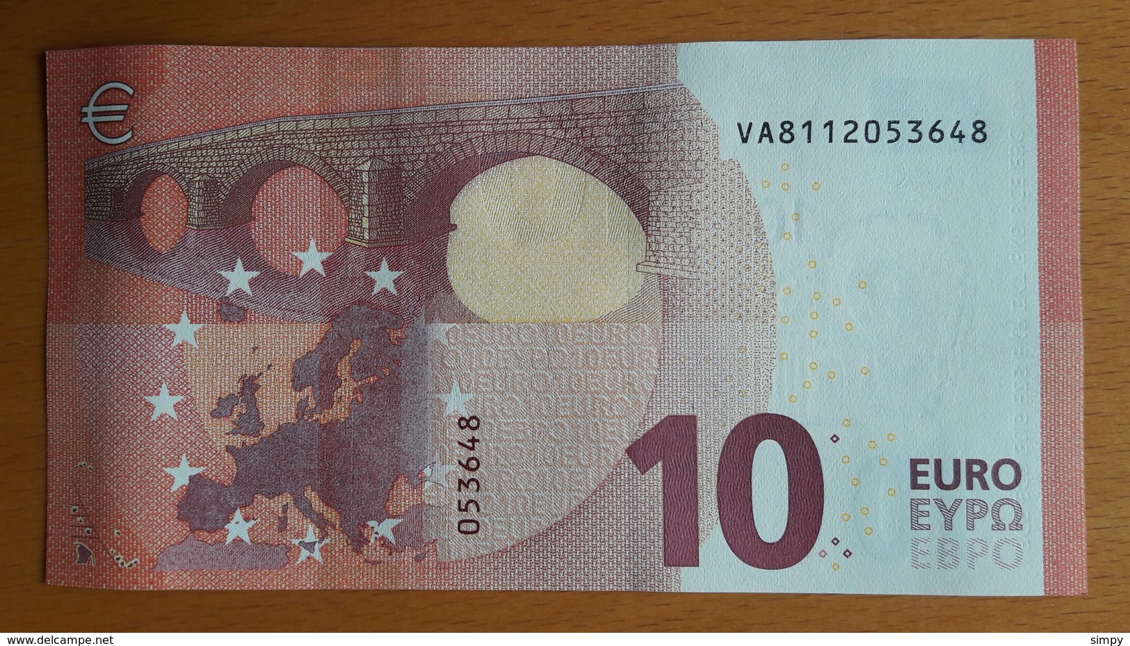 SPAIN 10 Euro EUR 2014 Draghi UNC V007 C6 VA8112053648 - 10 Euro