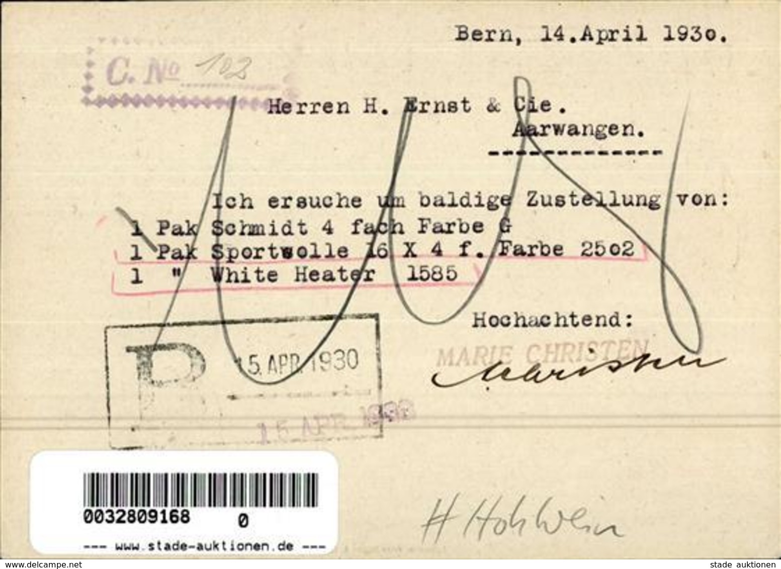 Hohlwein, L. Dr. Lahmann Unterkleidung Künstlerkarte I-II - Hohlwein, Ludwig