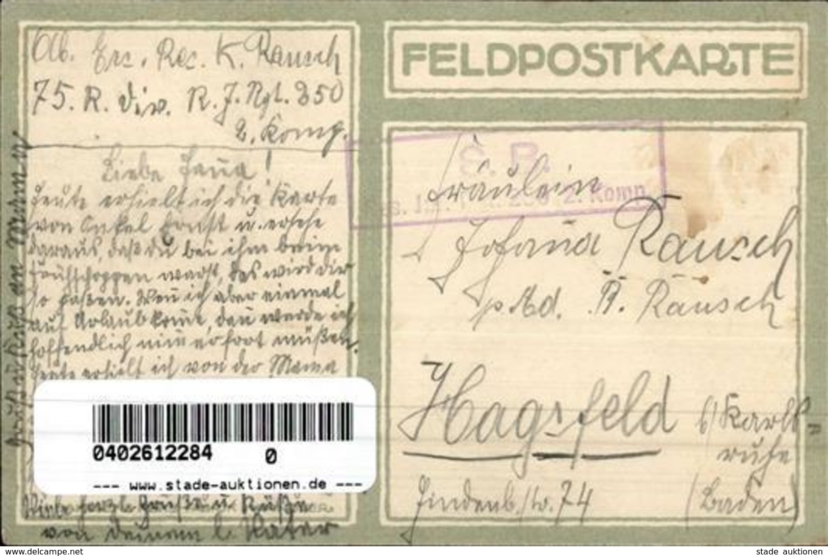 Hohlwein, L. WK I Leibniz Keks Künstlerkarte 1916 I-II - Hohlwein, Ludwig