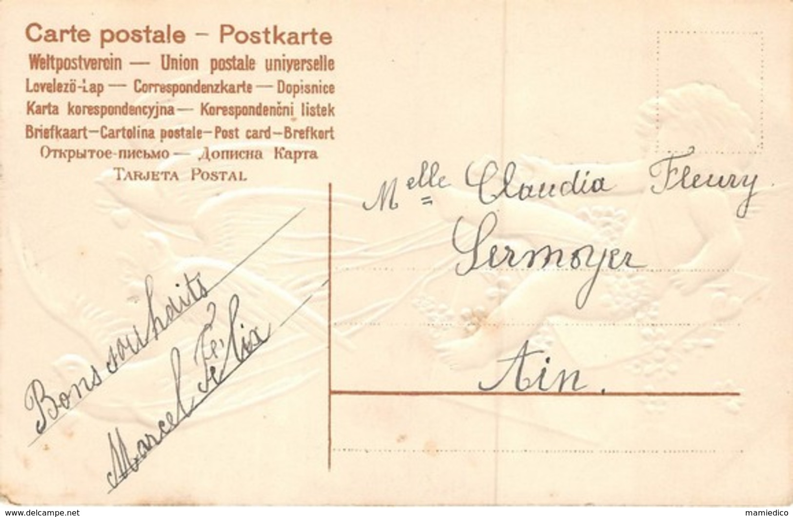 5 CP ANGELOTS Toutes Ont Voyagé En 1905. Scans Rectos Et Versos. Bon état - 5 - 99 Cartes