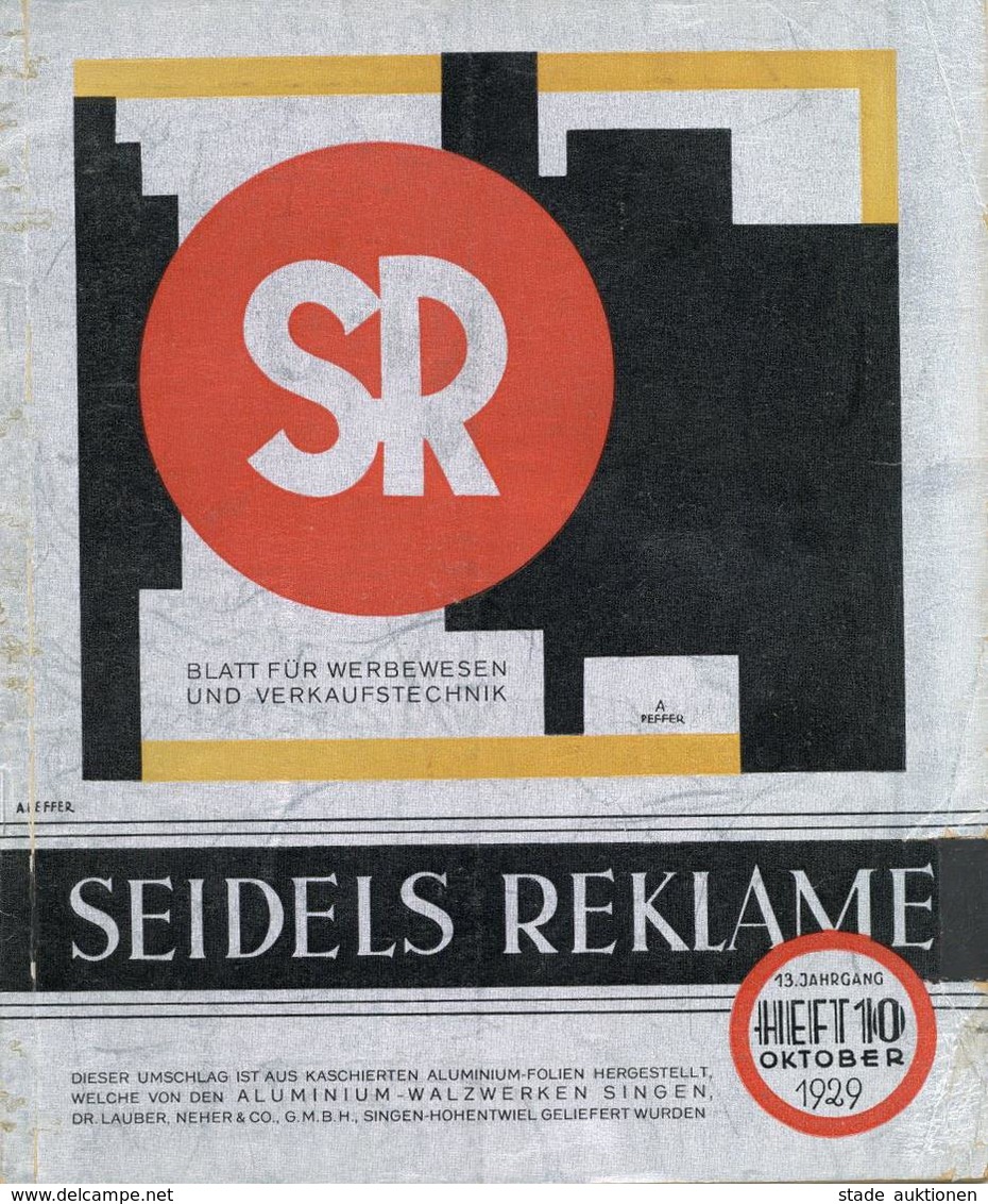 Werbung Heft Seidels Reklame Lot Mit 4 Heften Zw. 1919 U. 1929 Viele Mit Abbildungen Namenhafter Grahpiker II Publicite - Werbepostkarten