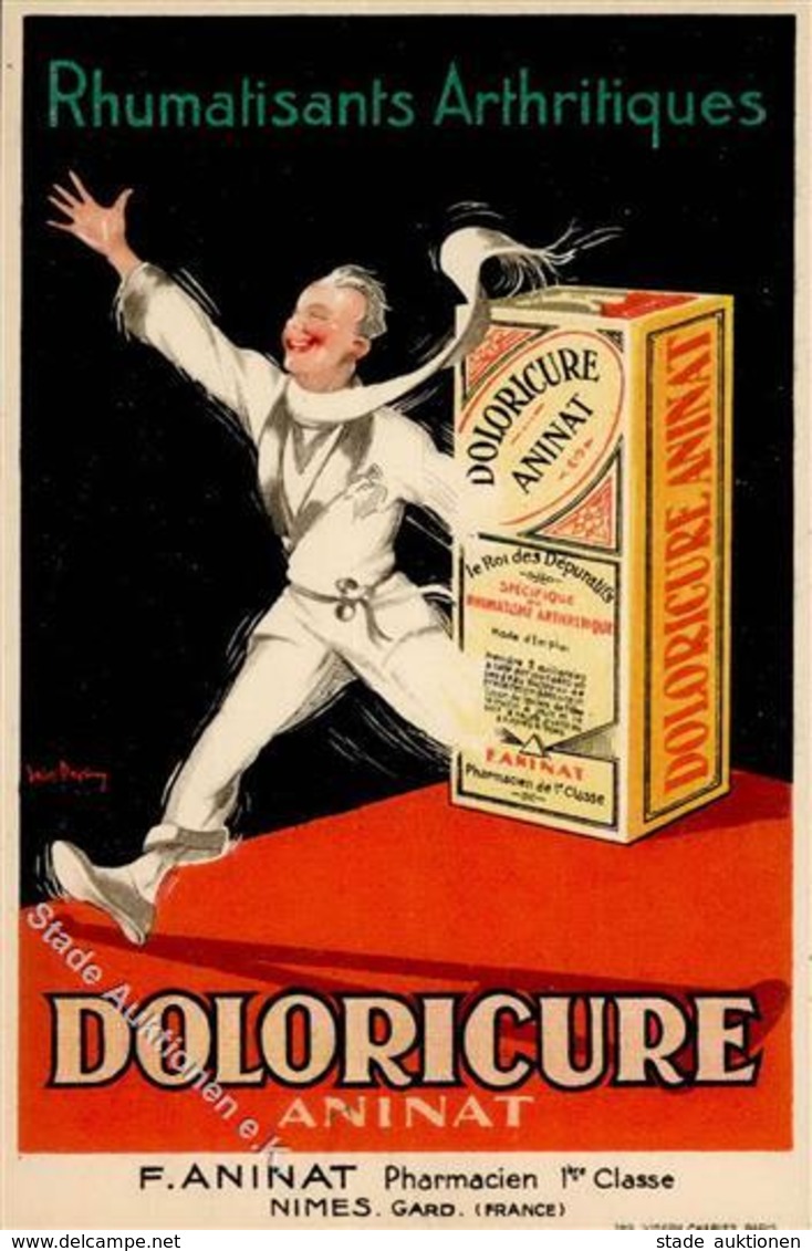 Pharma Werbung Doloricure F. Aninat Werbe AK I-II Publicite - Reclame