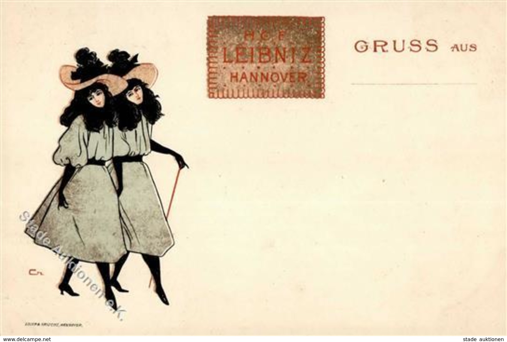 Werbung Bahlsen Keks Leibniz Keks Frauen I-II Publicite Femmes - Werbepostkarten