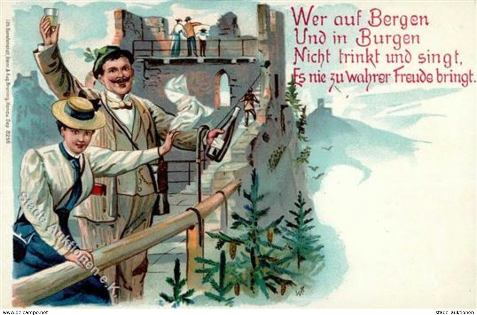 WEIN - Wer Auf Bergen Und In Burgen Nicht Trinkt Und Singt!.. I - Ausstellungen