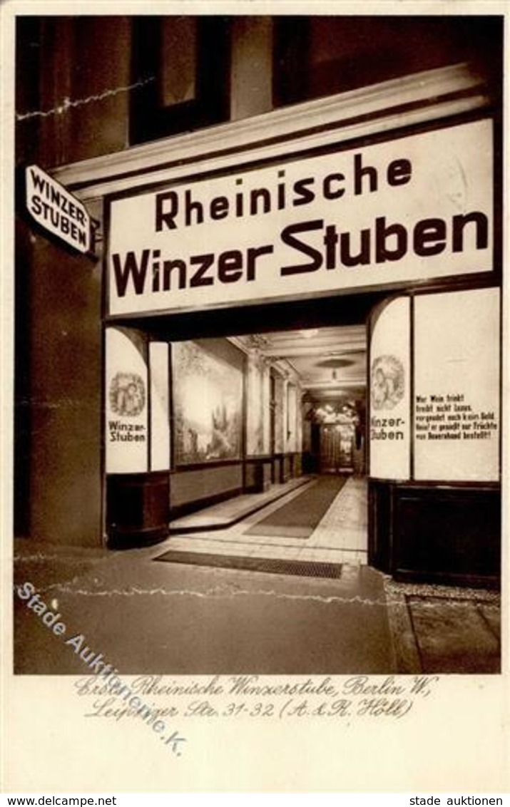 Wein Berlin (1000) Rheinische Winzer Stuben WK II II (Mittelbug) Vigne - Exhibitions