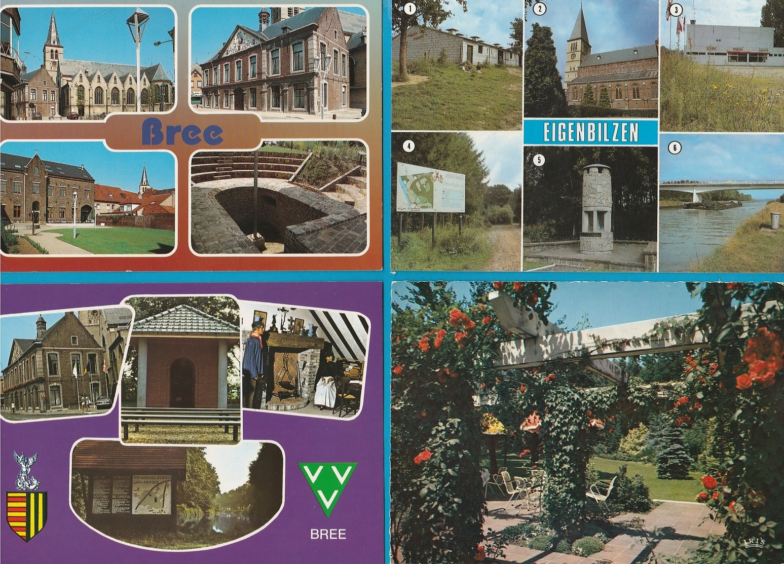 BELGIË Provincie Limburg Lot van 60 postkaarten, 60 cartes postales