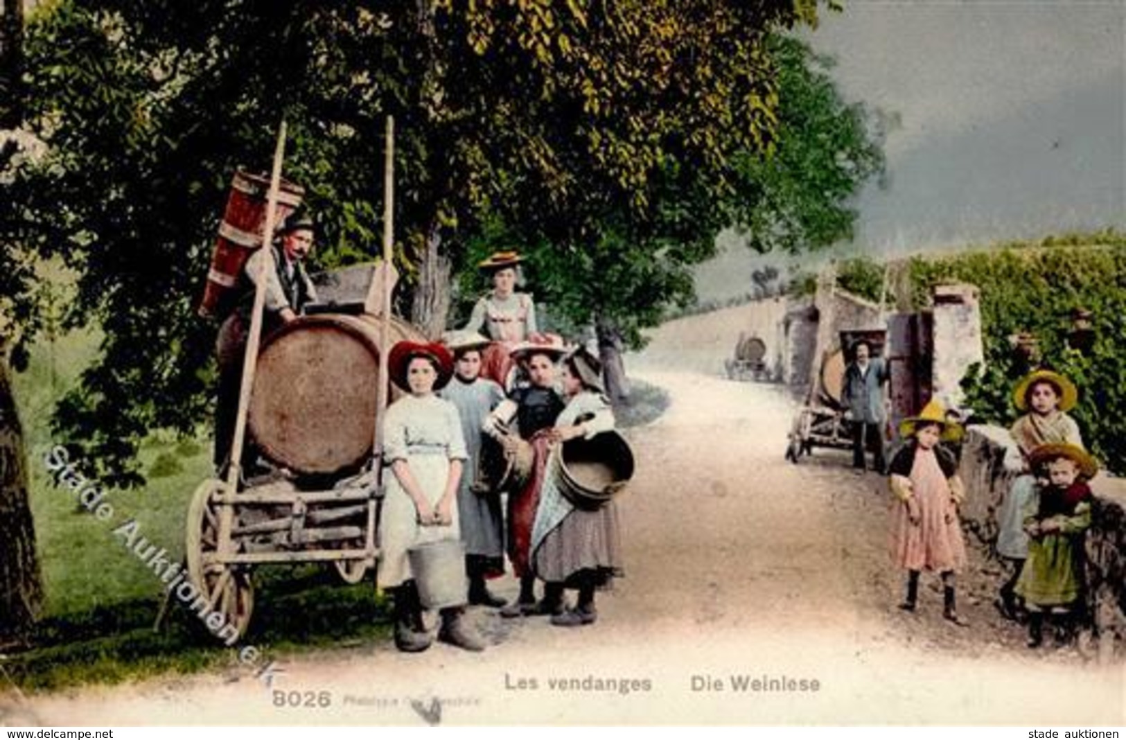 Wein Weinlese 1906 I-II (Eckbug) Vigne - Exhibitions