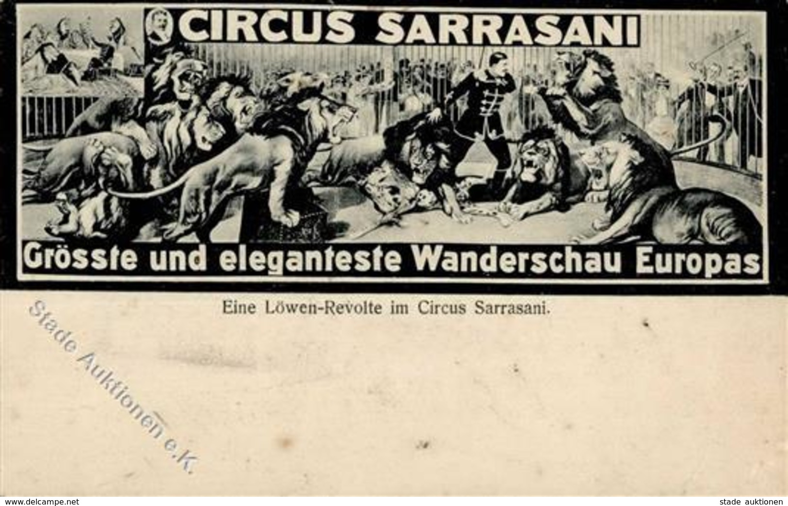 ZIRKUS - CIRCUS SARRASANI - Löwen-Revolte Im Sarrasani - Ecke Gestoßen II - Zirkus