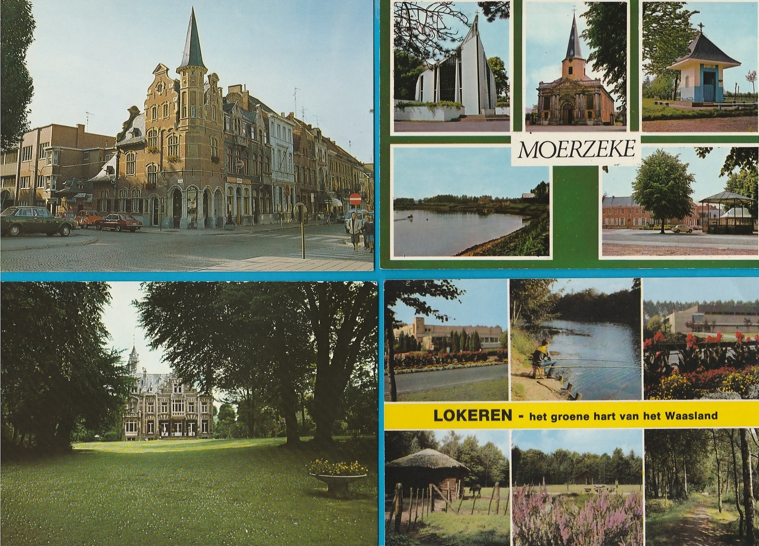 BELGIË Provincie Oost-Vlaanderen Lot van 60 postkaarten, 60 cartes postales