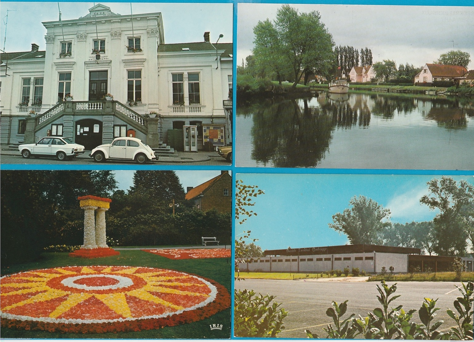 BELGIË Provincie Oost-Vlaanderen Lot van 60 postkaarten, 60 cartes postales