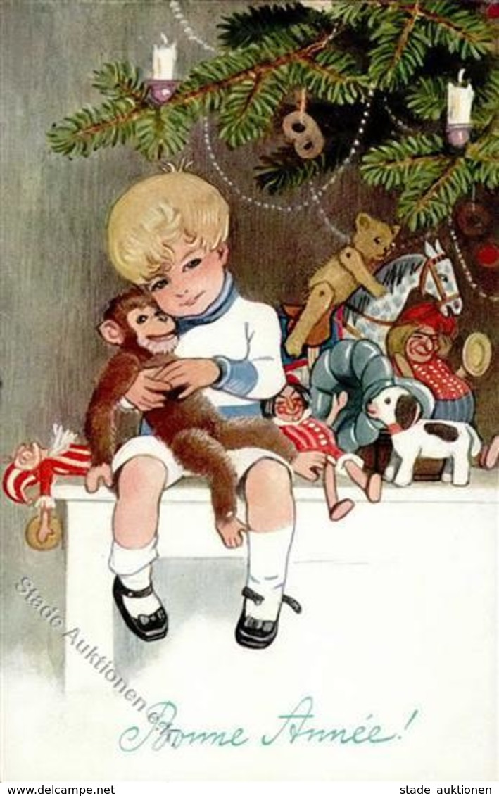 Weihnachten Kind Spielzeug  Künstlerkarte I-II Noel Jouet - Sonstige & Ohne Zuordnung