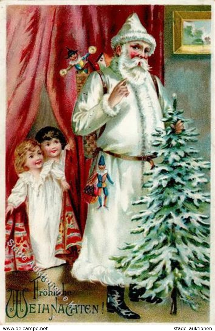 Weihnachtsmann Kinder, Spielzeug Prägedruck 1905 I-II Pere Noel Jouet - Santa Claus