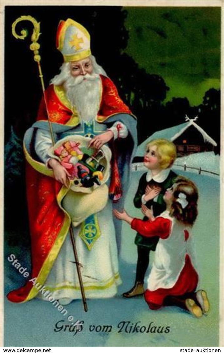 Nikolaus Puppen Spielzeug Kinder  1896 I-II Jouet Pere Noel - Sonstige & Ohne Zuordnung