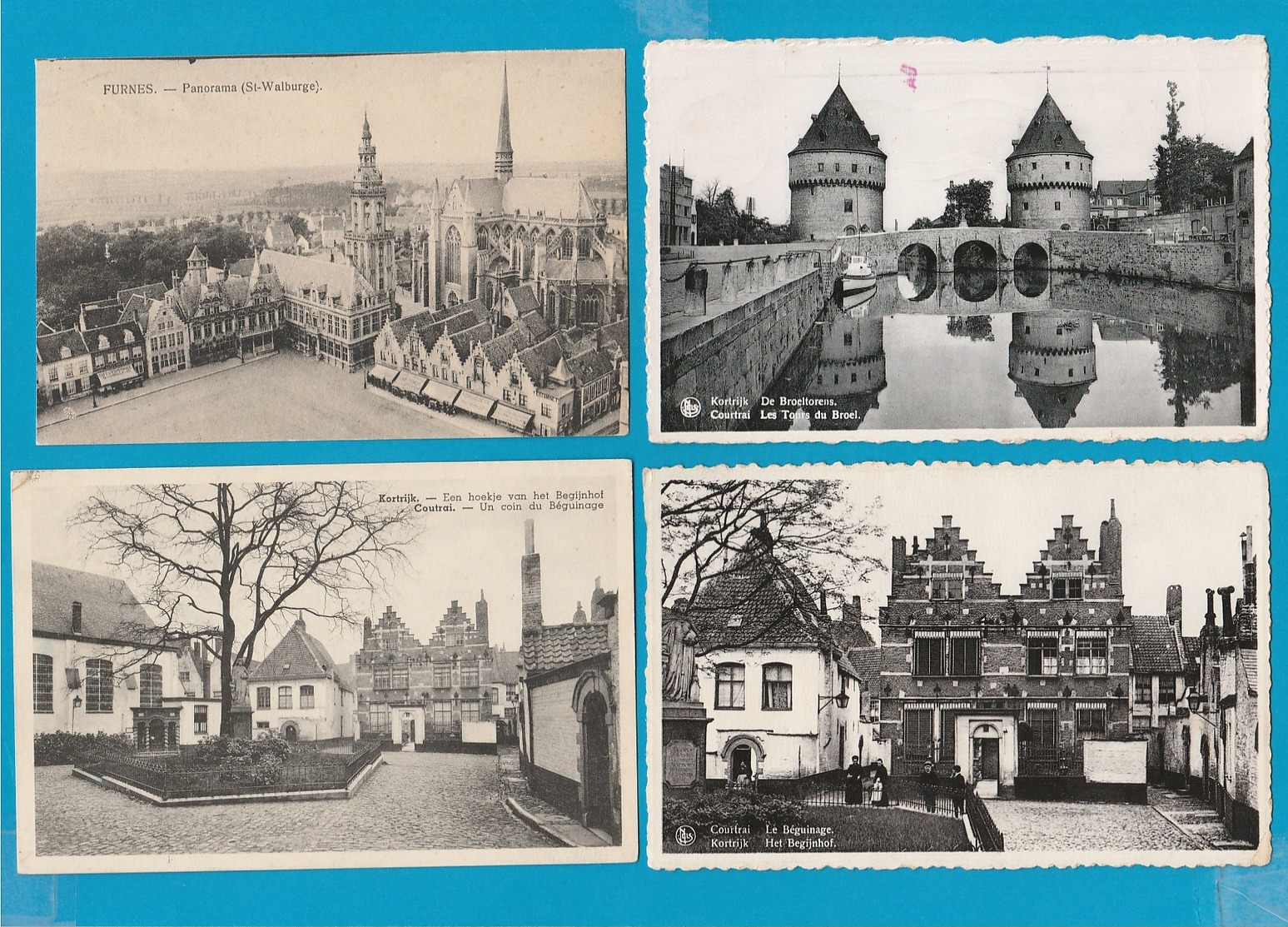 BELGIË Provincie West Vlaanderen Lot Van 60 Postkaarten, 60 Cartes Postales - 5 - 99 Karten