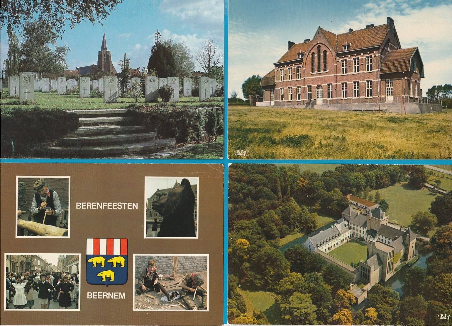 BELGIË Provincie West Vlaanderen Lot van 60 postkaarten, 60 cartes postales