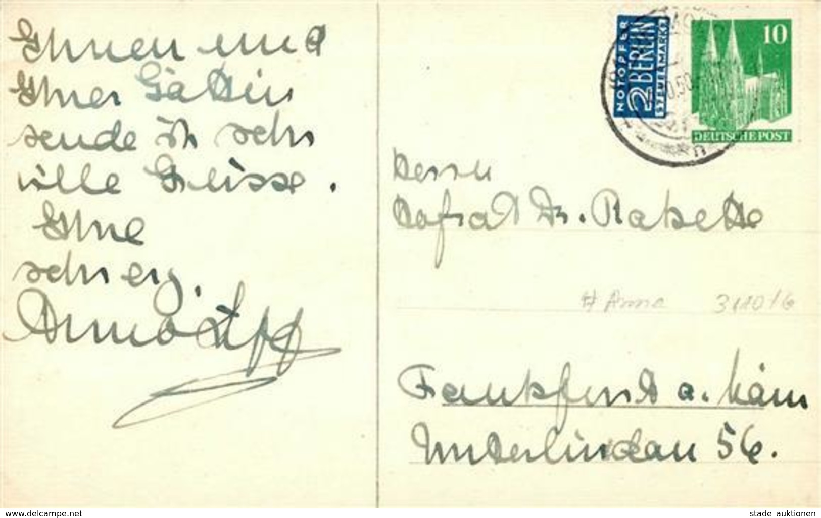 Adel Zur Lippe-Detmold Fürstin Anna Autograph I-II - Royal Families