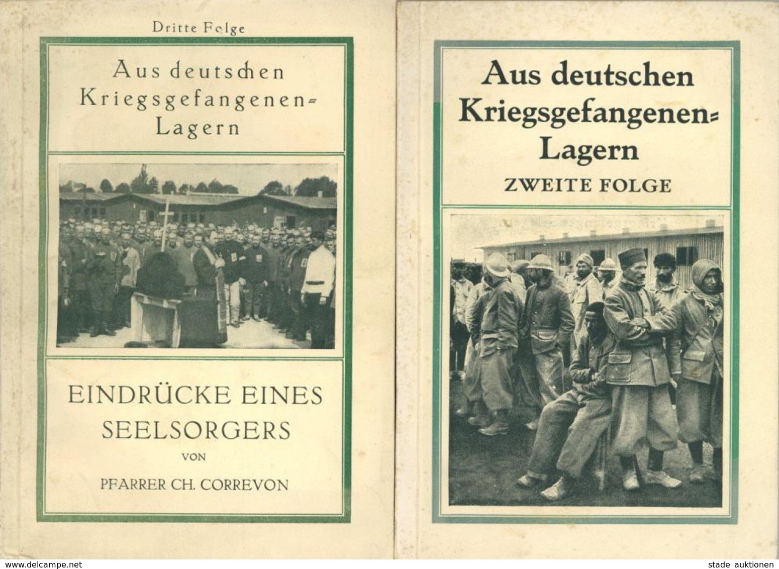 Kriegsgefangene WK I Buch 3 Hefte Aus Deutschen Kriegsgefangenen Lagern 1915/16 Hrsg. Ausschuss Für Rat U. Hilfe Abt. Ve - Other & Unclassified