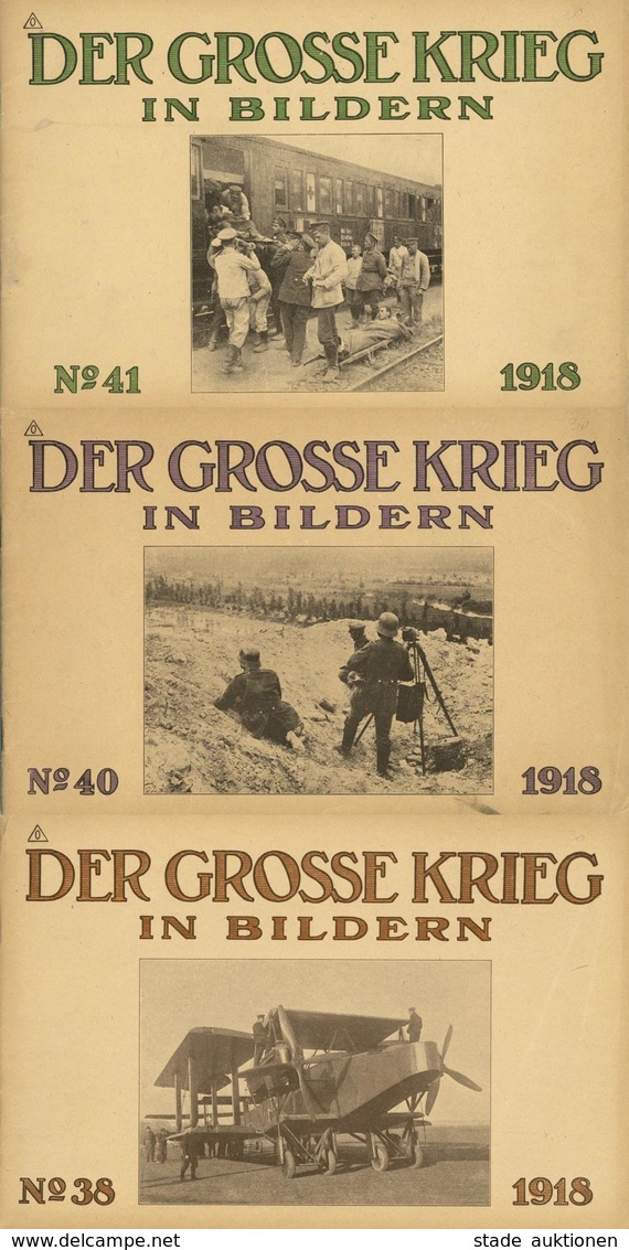 Buch WK I Der Große Krieg In Bildern Hrsg. Transocean 3 Hefte Verlag Georg Stilke Sehr Viele Abbildungen II - War 1914-18