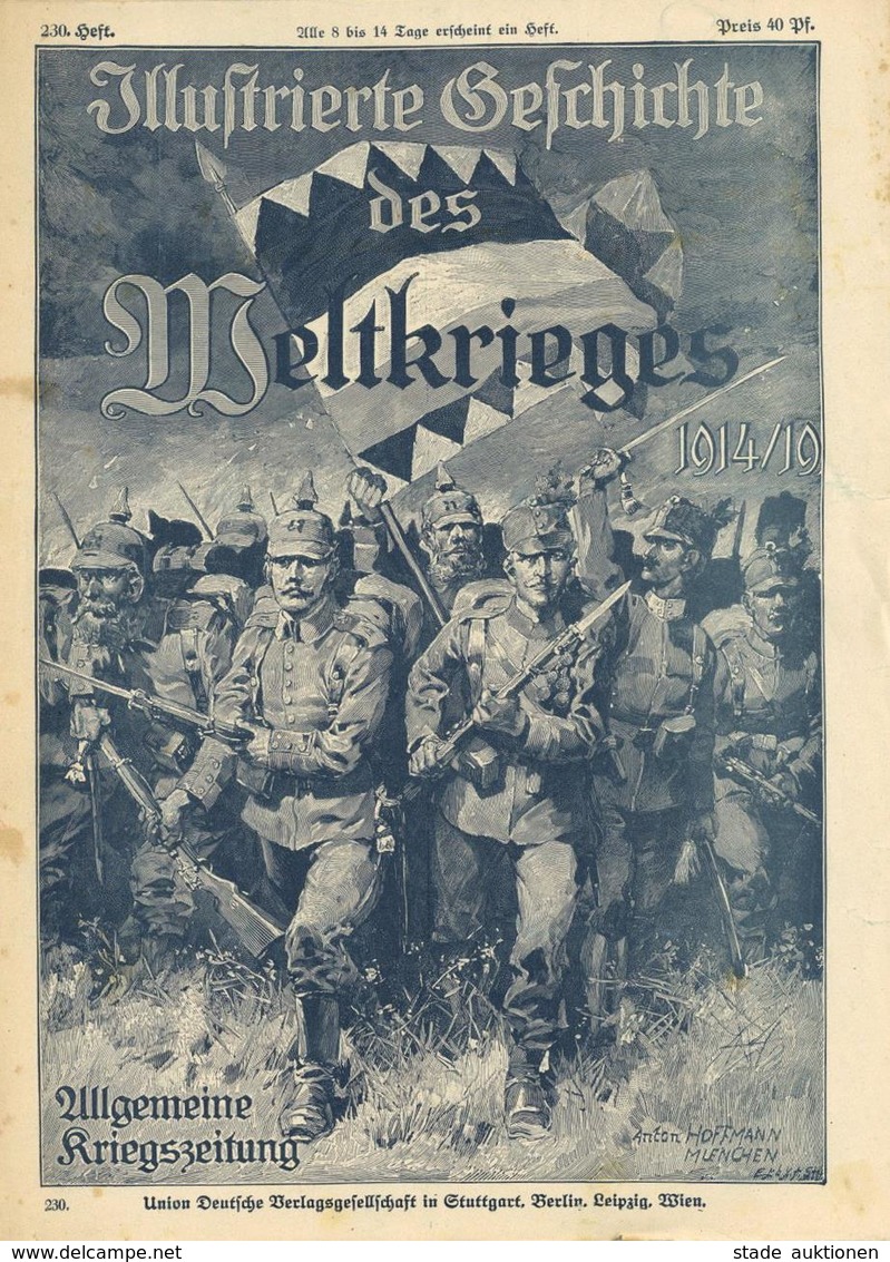 Buch WK I Illustrierte Geschichte Des Weltkrieges 40 Stück Union Deutsche Verlagsgesellschaft Sehr Viele Abbildungen II  - Guerre 1914-18