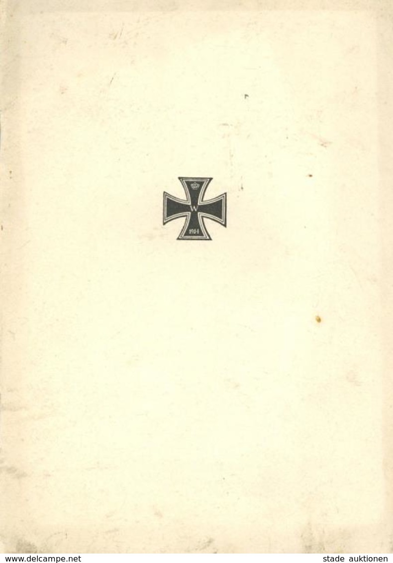 Buch WK I Von Der Sommeschlacht Bis Zum Reservelazarett Klett, F. Ohne Jahrg. Und Verlag 23 Seiten II - Weltkrieg 1914-18