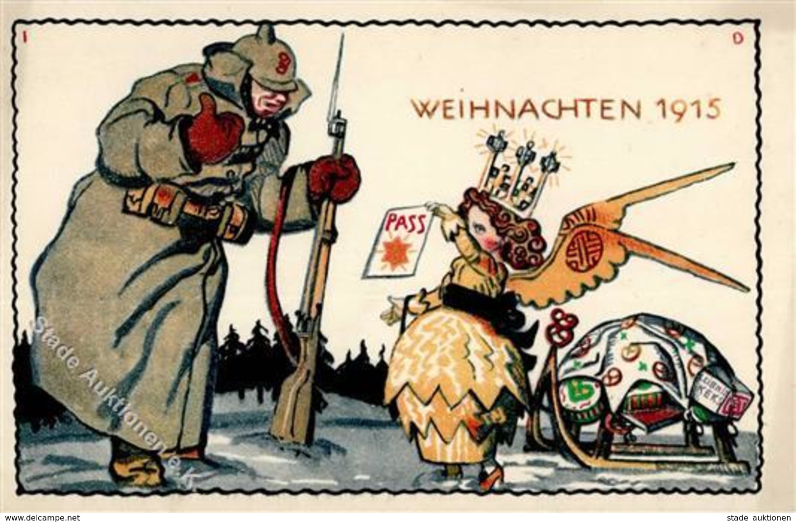 Weihnacht Im Feld WK I Leibniz Keks Werbe AK 1915 I-II - Guerre 1914-18