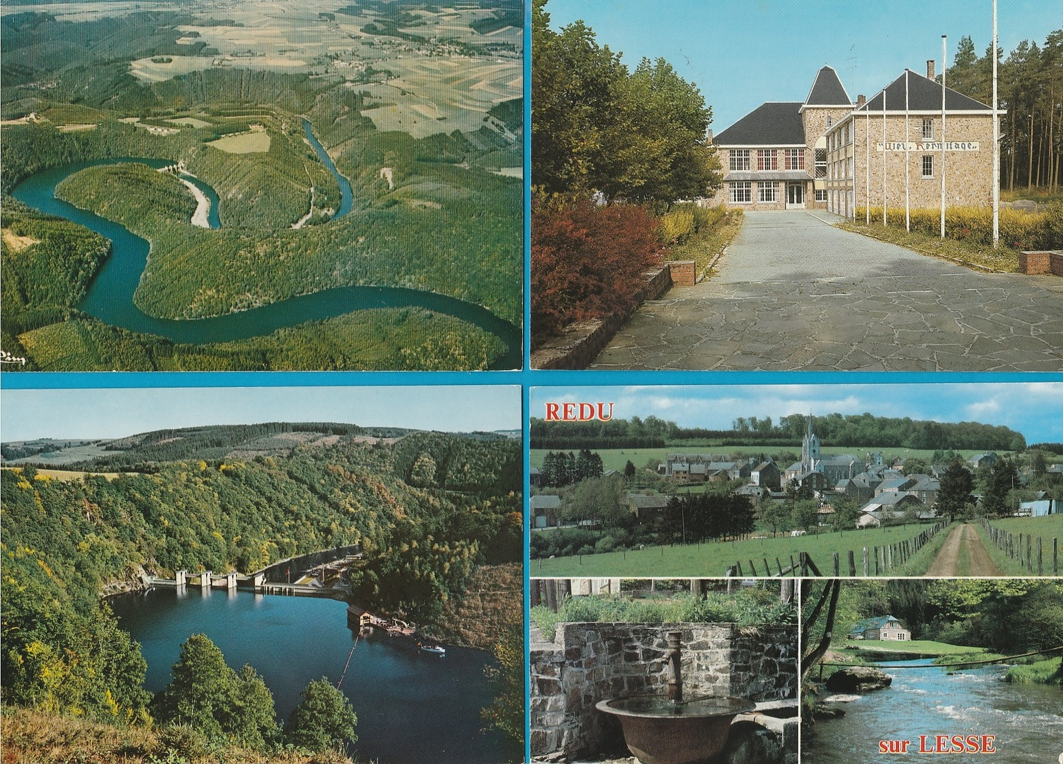 BELGIË Provincie Luxemburg Lot van 60 postkaarten, 60 cartes postales