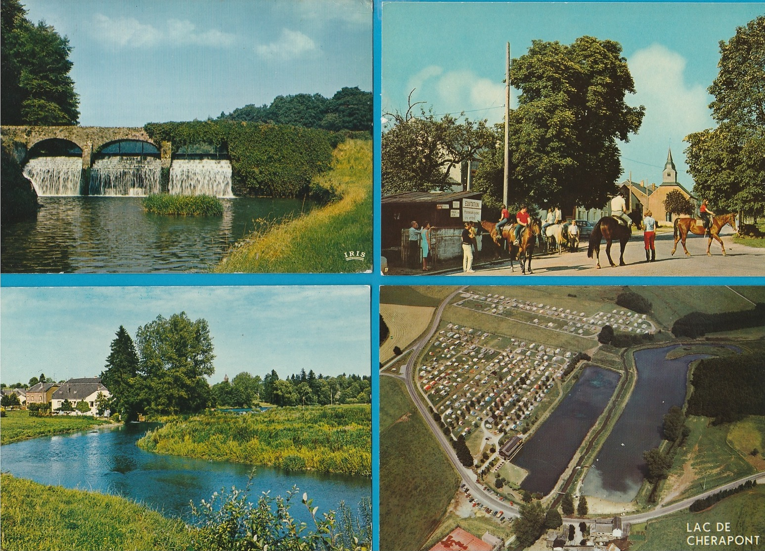 BELGIË Provincie Luxemburg Lot van 60 postkaarten, 60 cartes postales