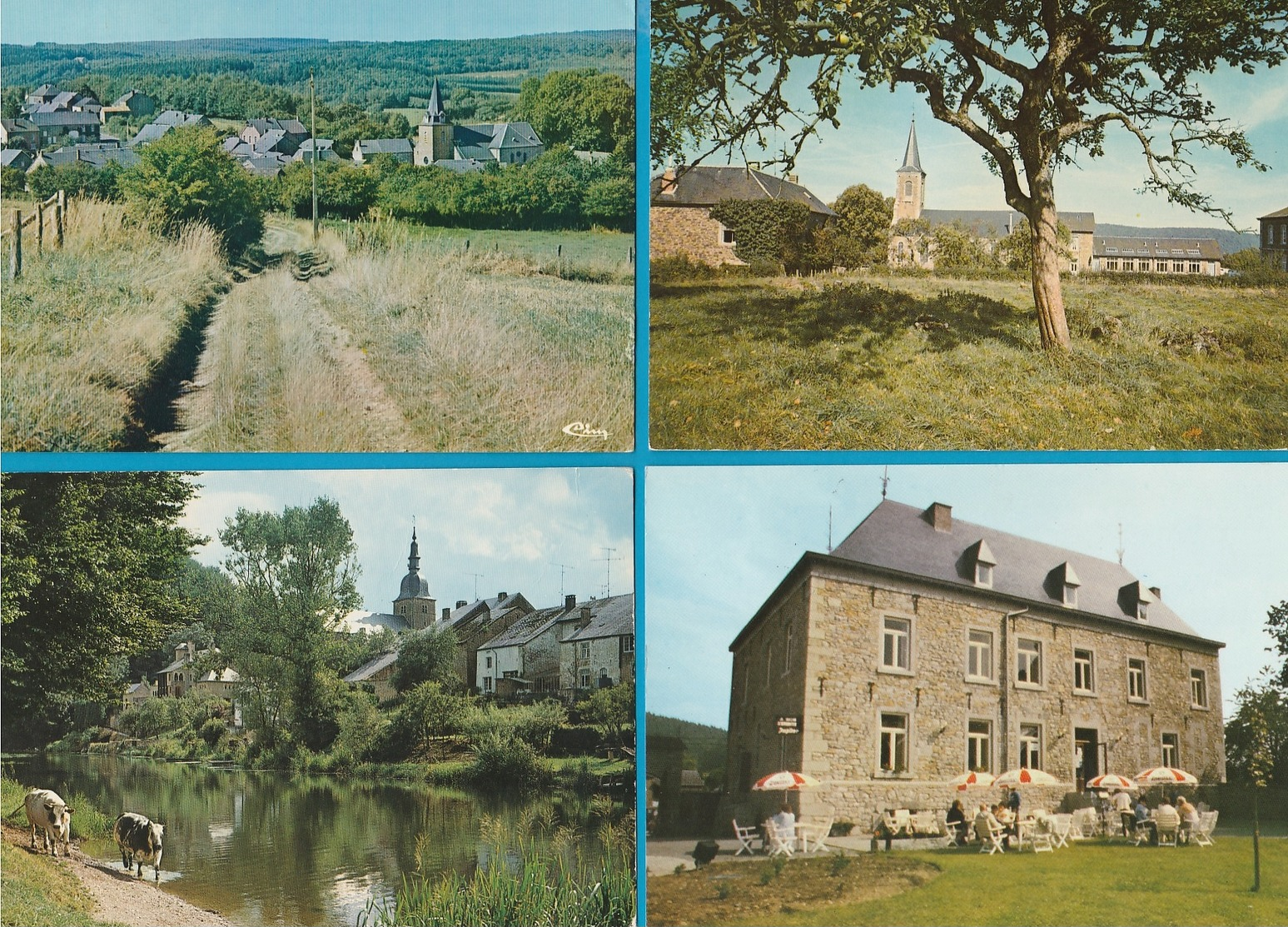 BELGIË Provincie Luxemburg Lot van 60 postkaarten, 60 cartes postales