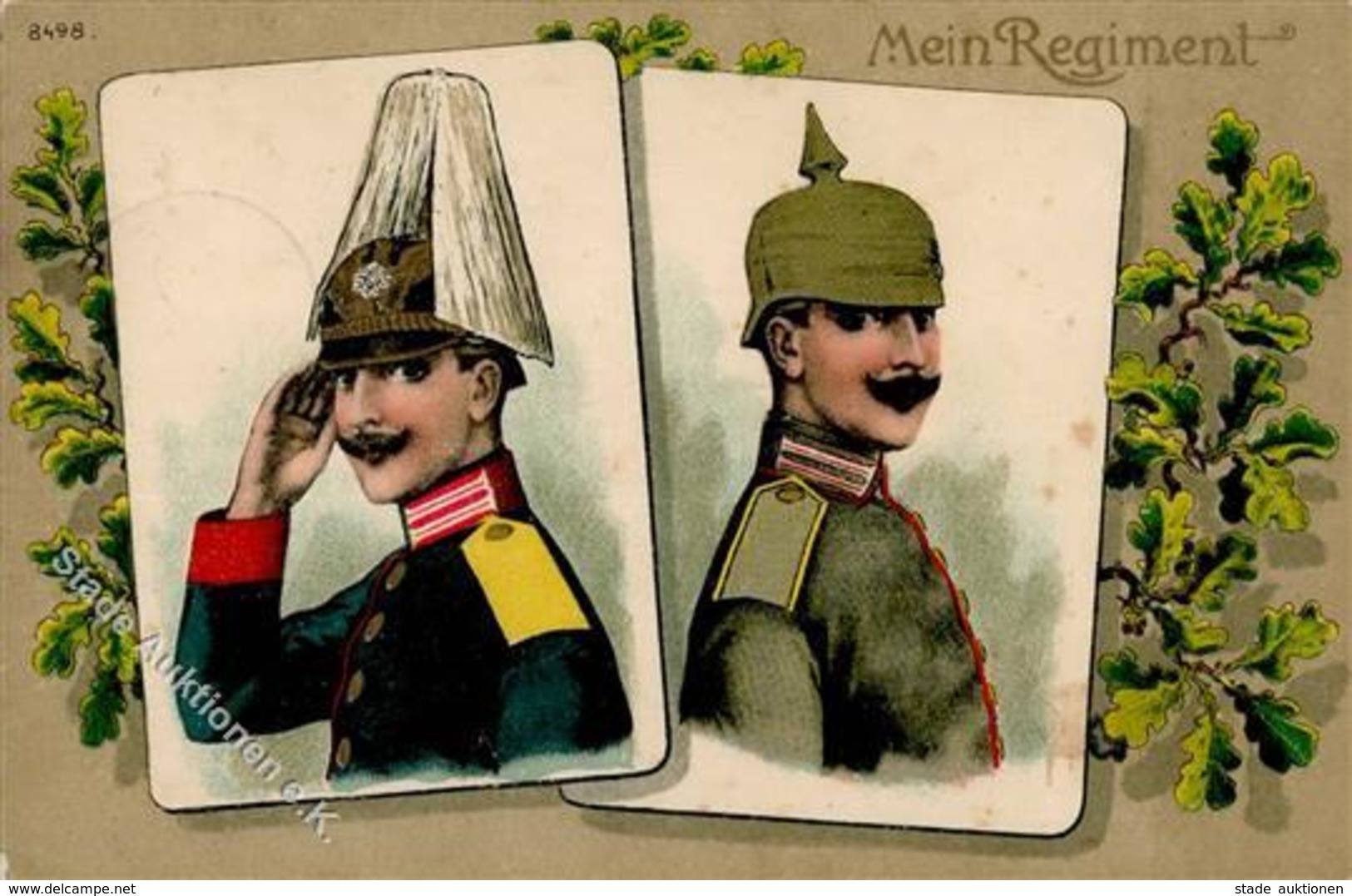 Regiment Berlin (1000) Nr. 3 Garde Regt. Zu Fuß    1915 I-II (fleckig) - Regiments