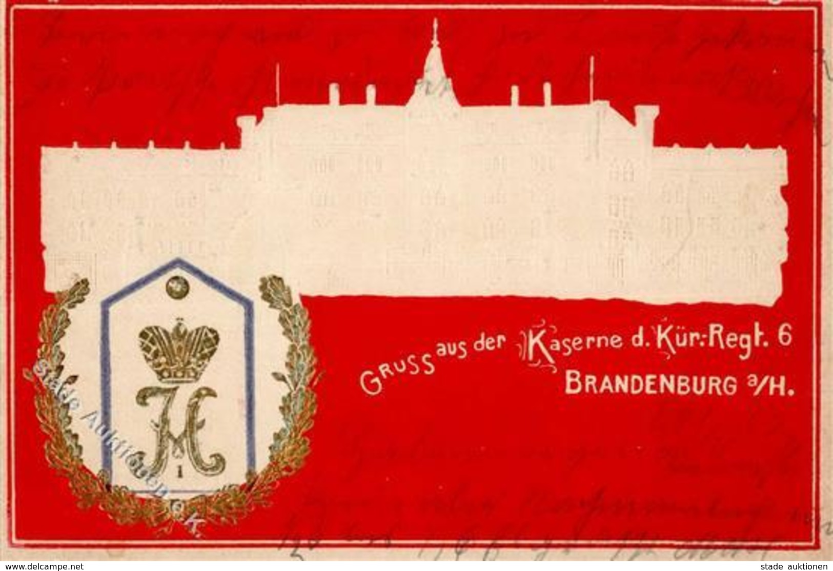 Regiment Brandenburg (O1800) Nr. 6 Kür. Regt. Kaserne  II (beschnitten) - Regimente