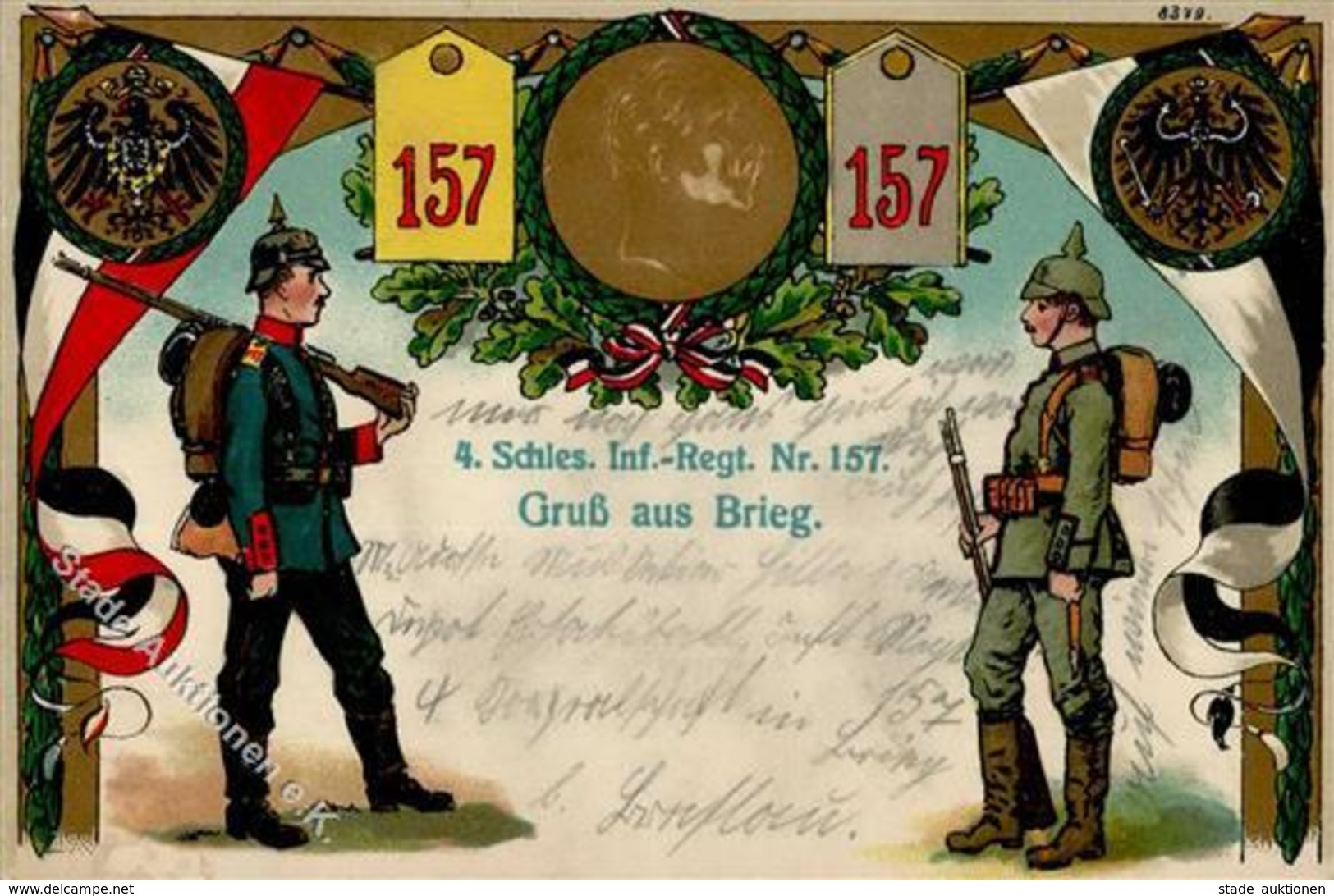 Regiment Brieg Nr. 157 4. Schles. Inf. Regt.  I-II - Regimente