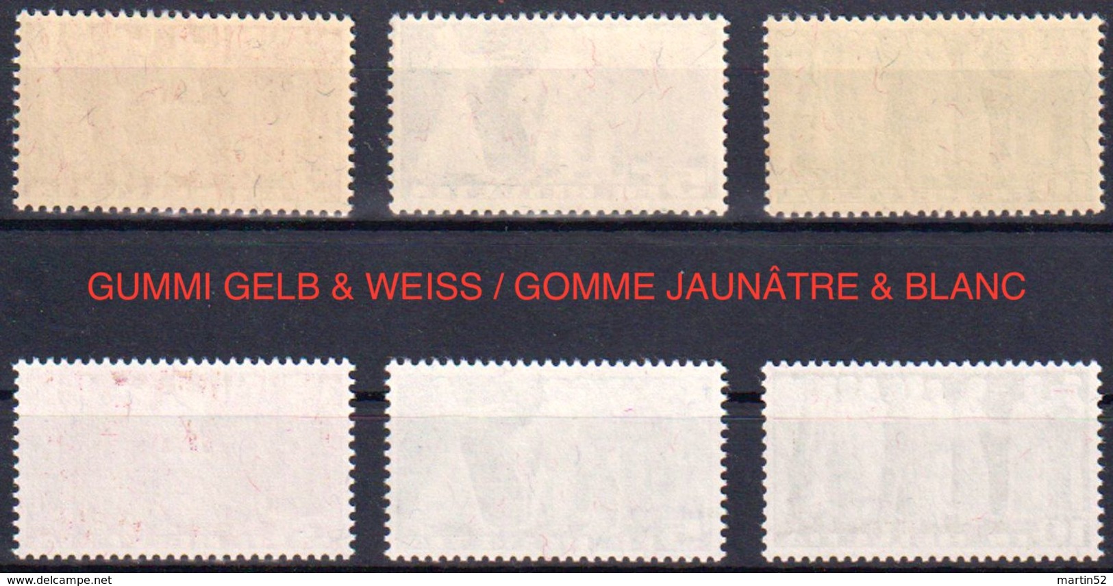 Schweiz Symbolische Bilder 1942: Gummi Gelb & Weiss Zu 216-218 W+x Mi 328-330 W+x Yv B+C313-5 ** MNH (Zu CHF 300.00) - Ungebraucht