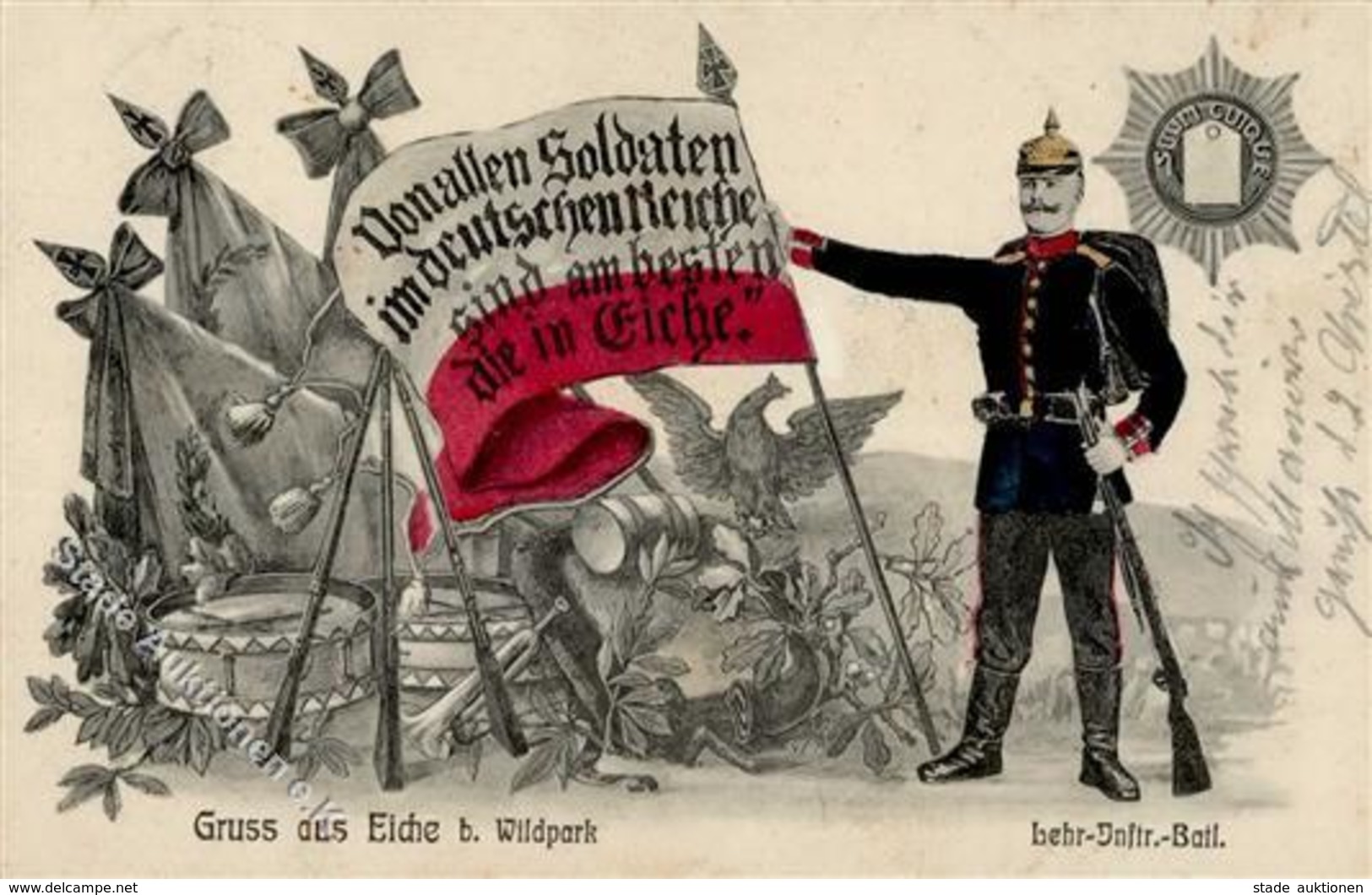 Regiment Eiche (O1291) Lehr Inft. Batl. Eiche I-II (fleckig) - Régiments