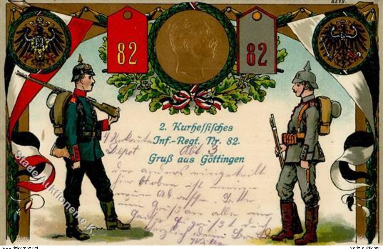 Regiment Göttingen (3400) Nr. 82 Inf. Regt. I-II (fleckig) - Regimente