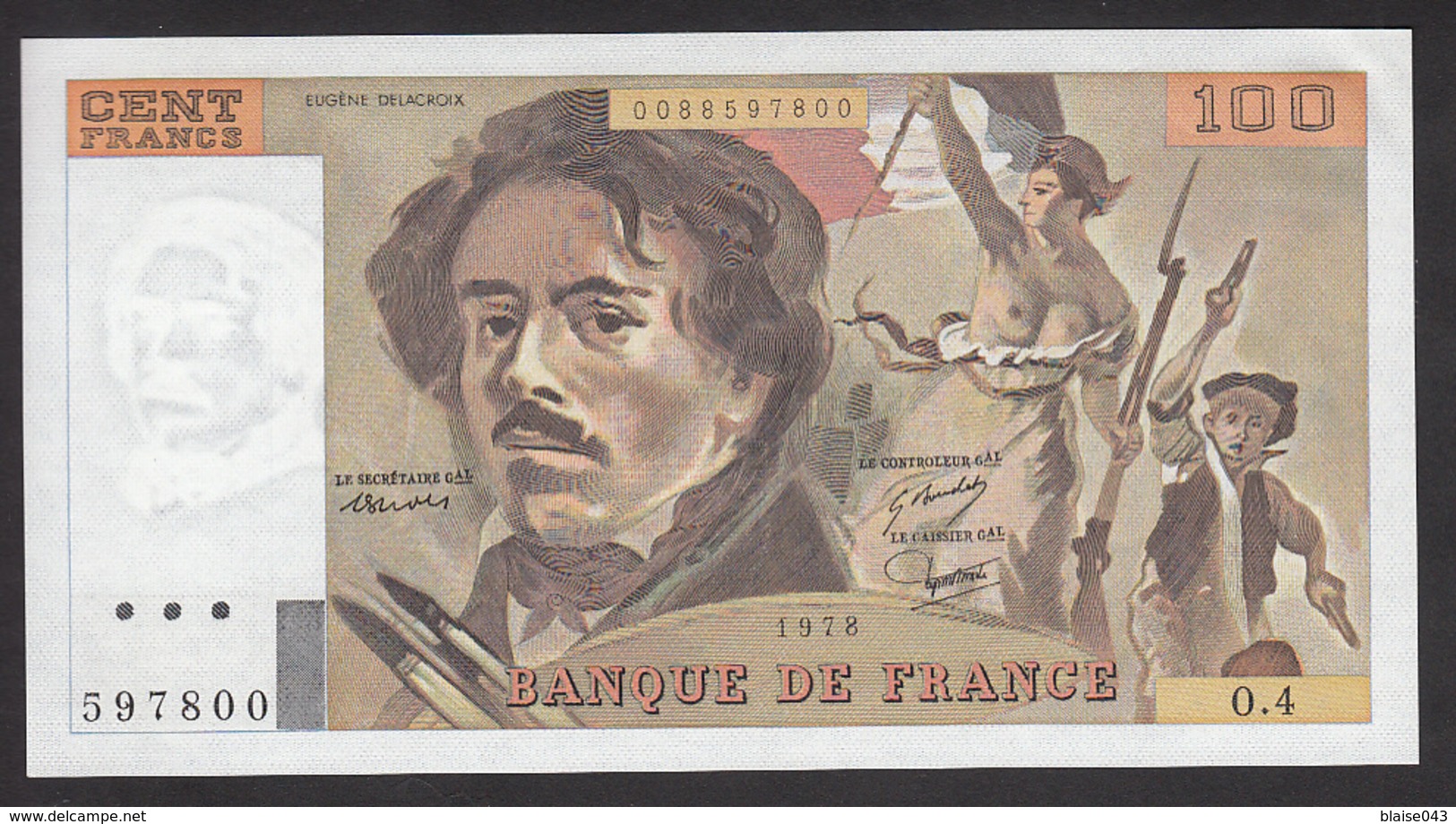 100 Francs Delacroix De 1978 - Fay 69/1c En SPL - 100 F 1978-1995 ''Delacroix''