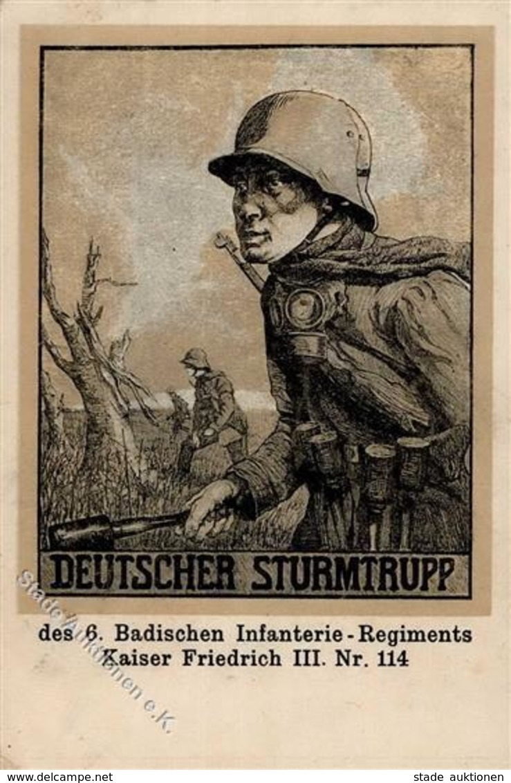 Regiment Konstanz (7750) Nr. 114 Kaiser Friedrich III. 6. Bad. Inf. Regt. I-II - Regimenten