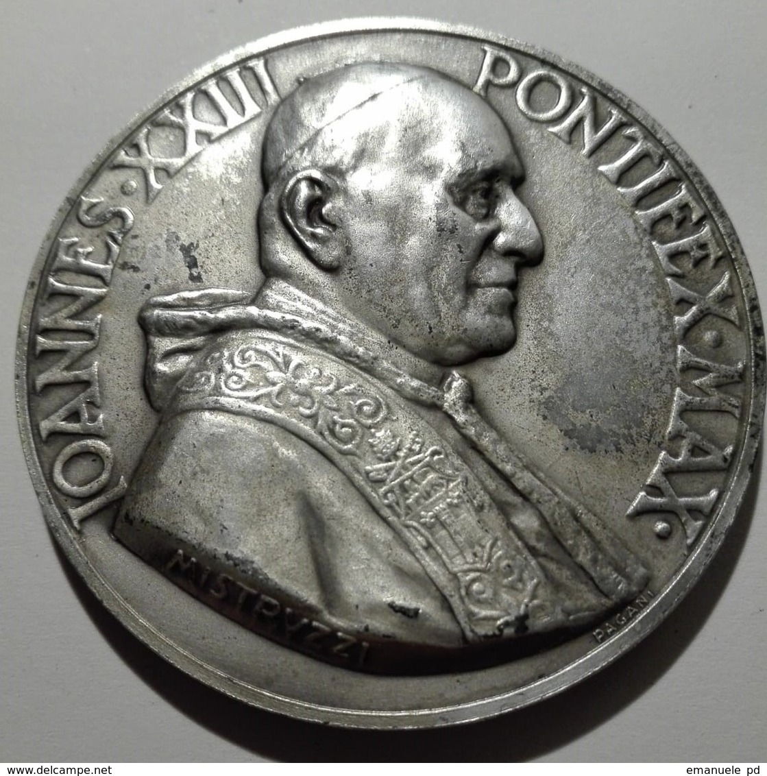 Medaglia Medal Giovanni XXIII Pope John XXIII St Petrus & Paulus -  Inc. Mistruzzi Mm.60 - Altri & Non Classificati