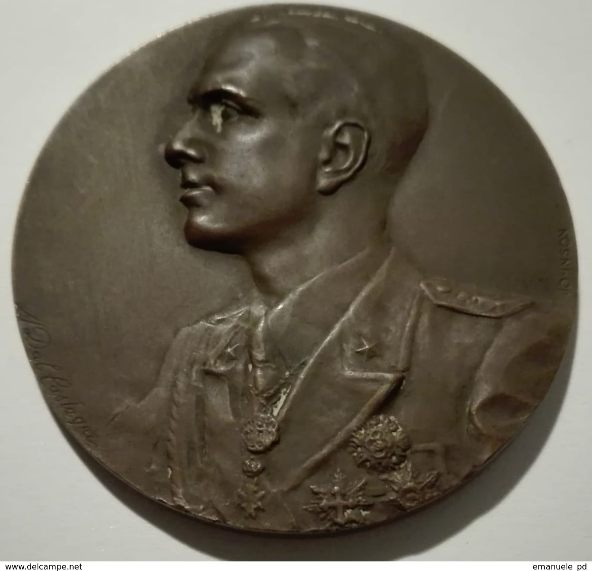 Medaglia Medal Principe Umberto Di Savoia - Prince Umberto - Mm.49 - Monarchia/ Nobiltà