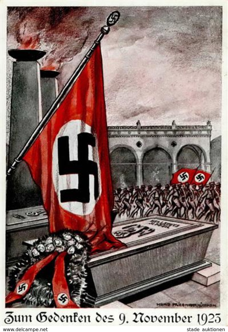 Propaganda WK II - 9.NOVEMBER 1923 PH 1923/33 Mit S-o I-II - Weltkrieg 1939-45