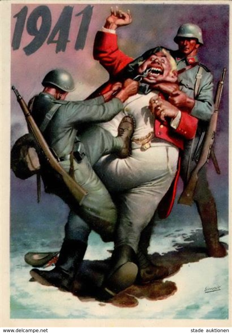 Propaganda WK II - ITALIEN PNF 1941 I-II - War 1939-45