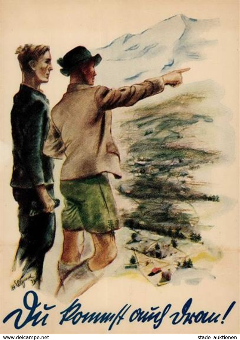 Propaganda WK II - KRAFT Durch FREUDE! Du Kommst Auch Dran! Unser VATERLAND! I - War 1939-45