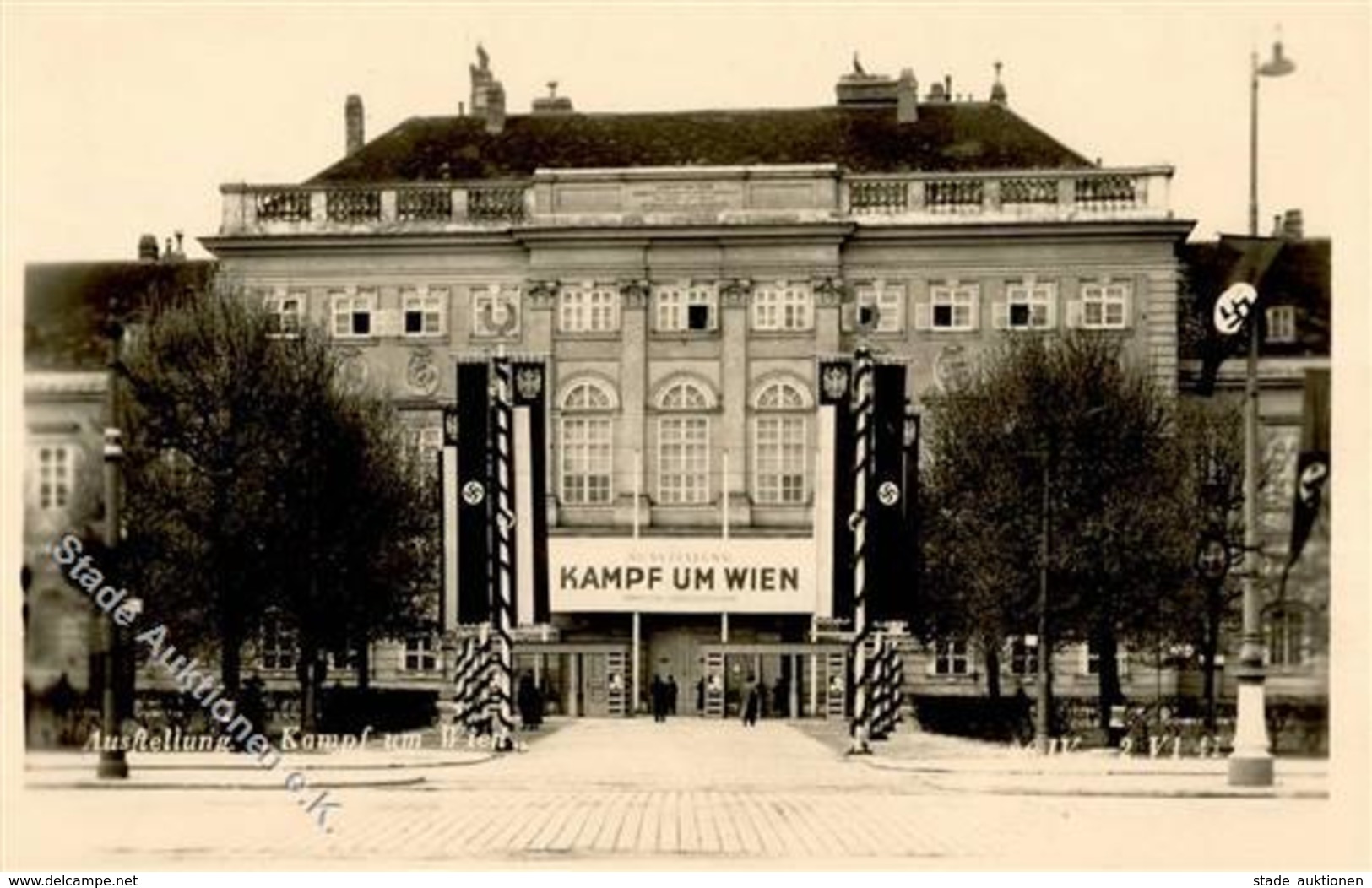 Propaganda WK II Ausstellung Kampf Um Wien  Foto AK I-II Expo - Weltkrieg 1939-45