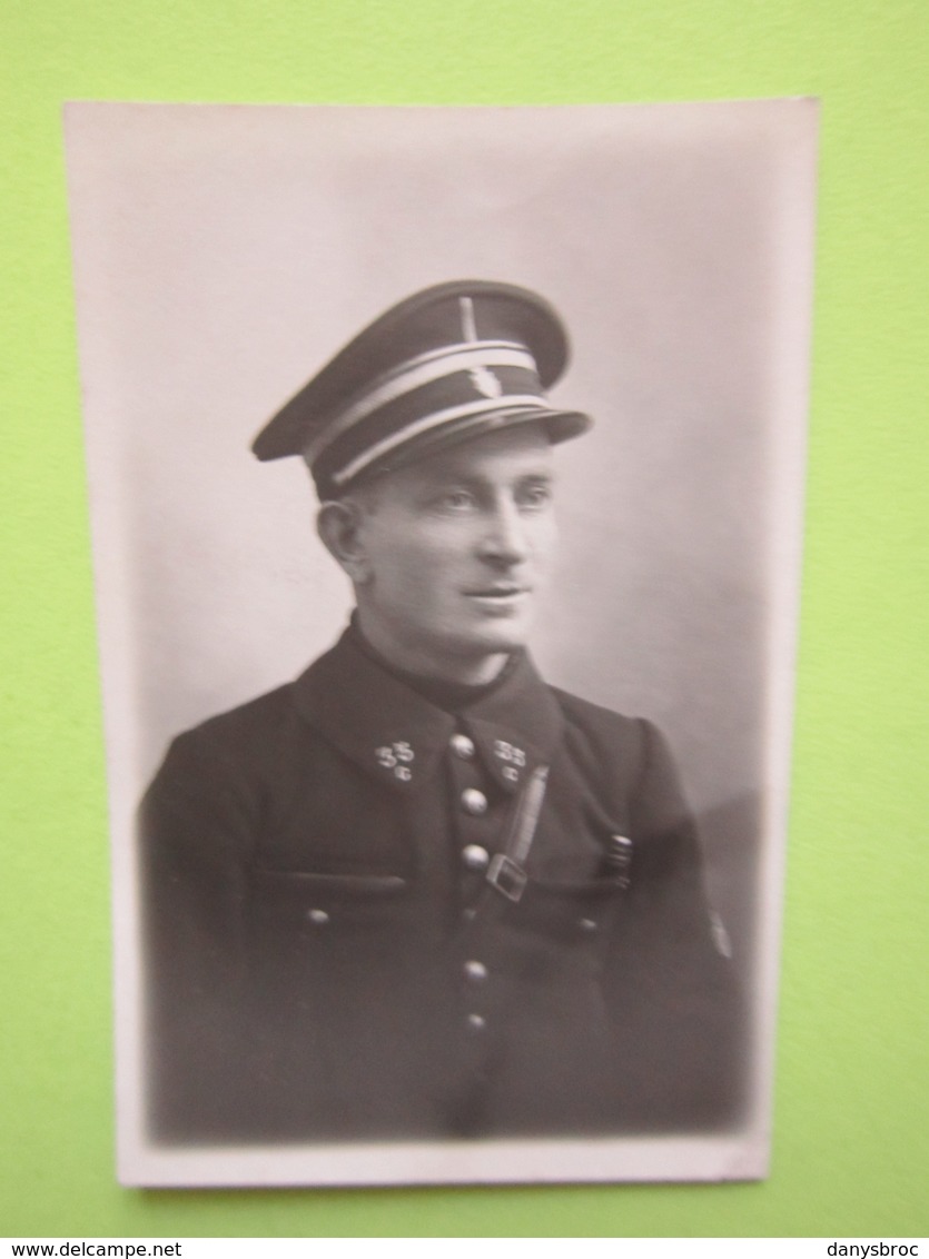 Buste Militaire Uniforme 35, Képi - Photo Datée Du 14 Novembre 1931 - Guerre, Militaire