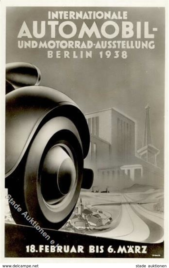 Propaganda WK II Berlin (1000) Int. Automobil U. Motorrad Ausstellung  I-II Expo - Guerre 1939-45