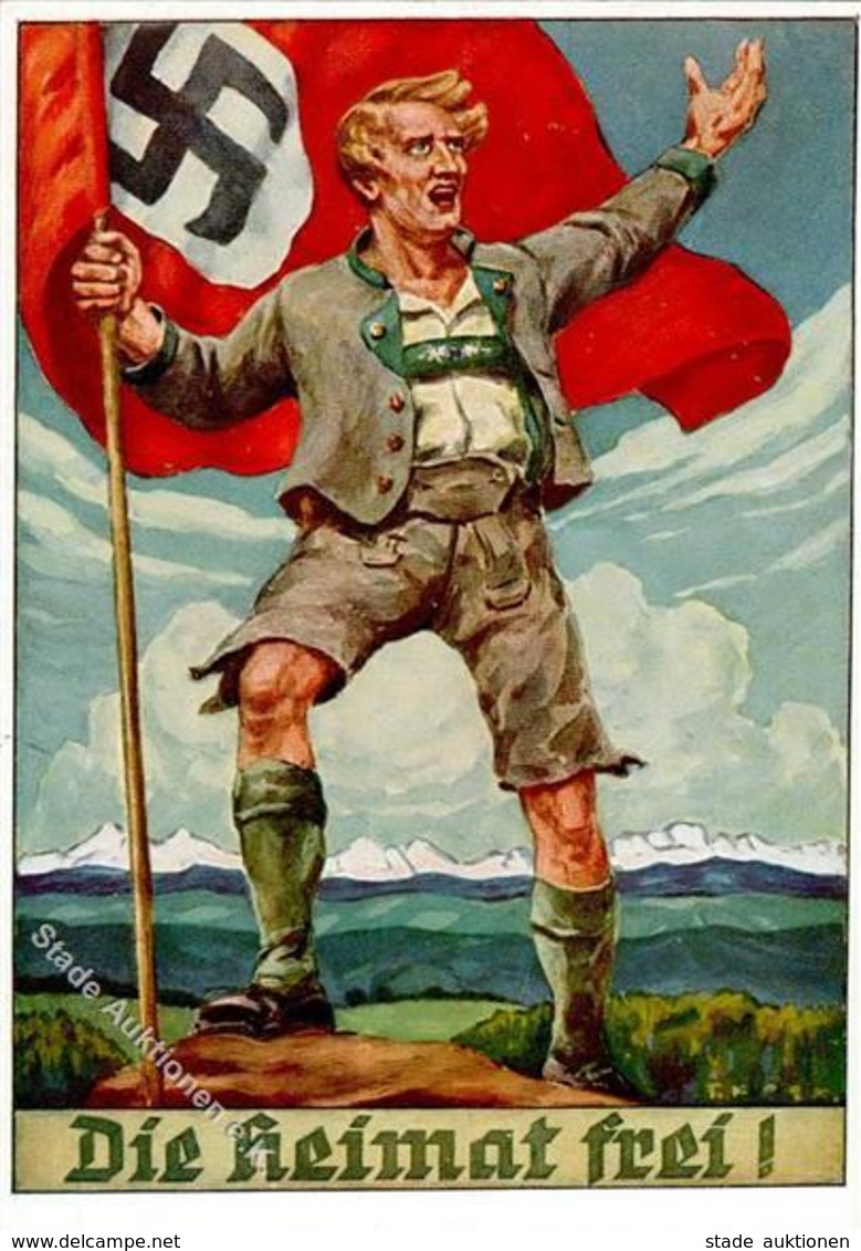 Propaganda WK II Die Heimat Frei Künstler-Karte I- - Guerre 1939-45