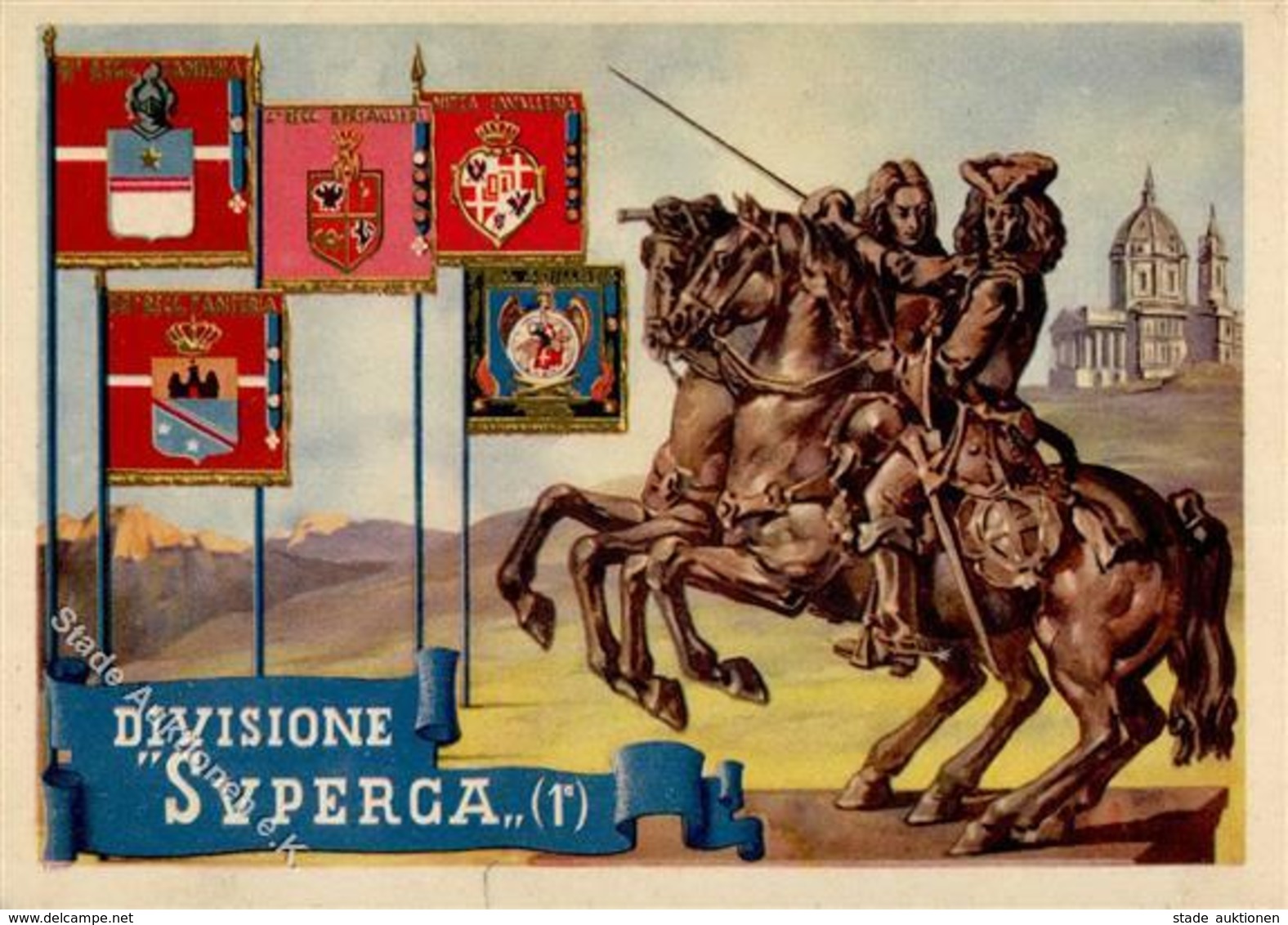 Propaganda WK II Italien Künstlerkarte I-II - Weltkrieg 1939-45