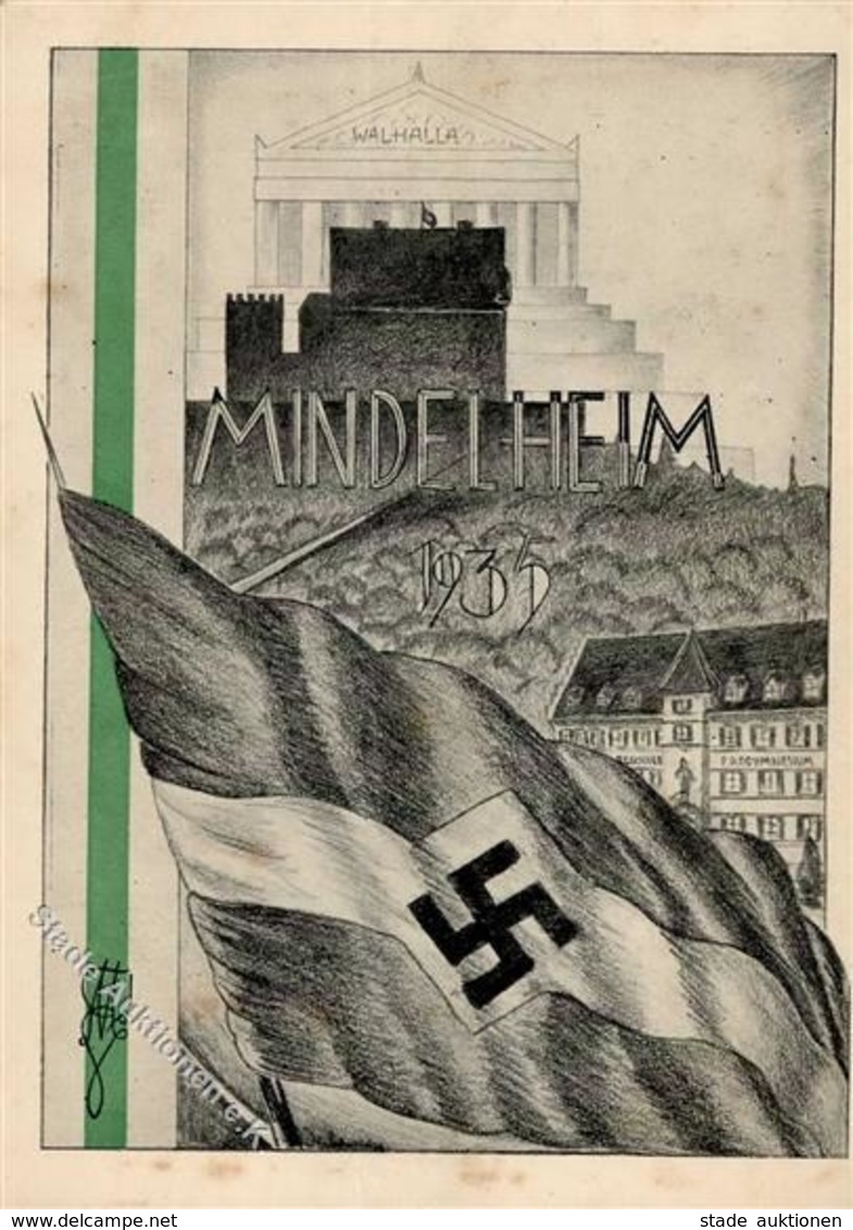 Propaganda WK II Mindelheim (8948) Studentika Absolvia I-II - War 1939-45